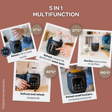 Load image into Gallery viewer, Beaba 5 in 1 Multi Milk Bottle Warmer - Night Blue