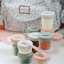 Load image into Gallery viewer, Beaba Clip Portions Food Storage Expert Pack - Eucalyptus