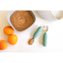 Load image into Gallery viewer, Beaba Stainless Steel Pre-Cutlery - Sage Green