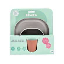 Load image into Gallery viewer, Beaba Stainless Steel Meal Set -  Terracotta