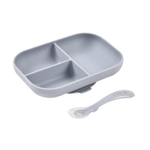 Load image into Gallery viewer, Beaba Silicone Suction Divided Plate & Spoon