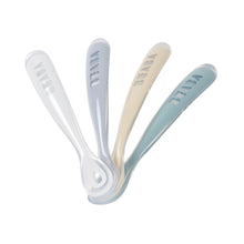 Load image into Gallery viewer, Beaba 1st Stage Silicone Spoons 4 Pack