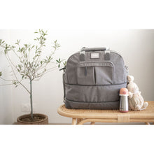 Load image into Gallery viewer, Beaba Amsterdam II Expandable Nappy Bag - Heather Grey