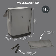 Load image into Gallery viewer, Beaba Oslo Nappy Bag Backpack