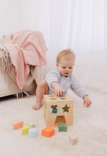 Load image into Gallery viewer, Bubble Wooden Shape Sorting Cube