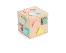 Load image into Gallery viewer, Bubble Wooden Shape Sorting Cube
