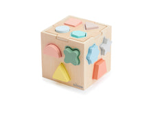 Load image into Gallery viewer, Bubble Wooden Shape Sorting Cube