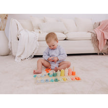 Load image into Gallery viewer, Bubble Wooden Numbers & Blocks Counting Set