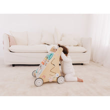 Load image into Gallery viewer, Bubble Wooden Activity Play Walker