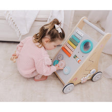 Load image into Gallery viewer, Bubble Wooden Activity Play Walker