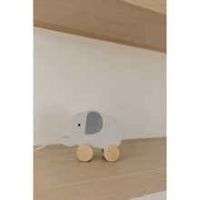 Load image into Gallery viewer, Bubble Wooden Elephant Pull Along Toy