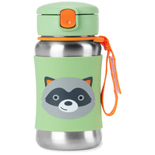 Load image into Gallery viewer, Skip Hop Zoo Stainless Steel Straw Bottle