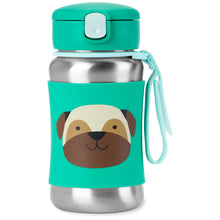 Load image into Gallery viewer, Skip Hop Zoo Stainless Steel Straw Bottle