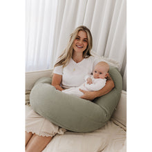 Load image into Gallery viewer, Theraline Muslin Maternity & Nursing Pillow - Sage