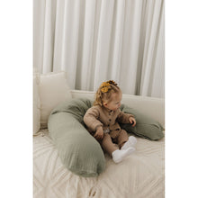 Load image into Gallery viewer, Theraline Muslin Maternity & Nursing Pillow - Sage