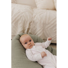 Load image into Gallery viewer, Theraline Muslin Maternity & Nursing Pillow - Sage