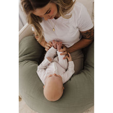 Load image into Gallery viewer, Theraline Muslin Maternity & Nursing Pillow - Sage