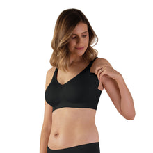Load image into Gallery viewer, Bravado Designs Body Silk Seamless Nursing Bra - Sustainable - Black