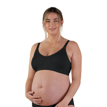 Load image into Gallery viewer, Bravado Designs Body Silk Seamless Nursing Bra - Sustainable - Black