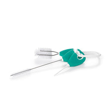 Load image into Gallery viewer, Oxo Tot On the Go Straw & Sippy Cup Top Cleaning Set - Teal