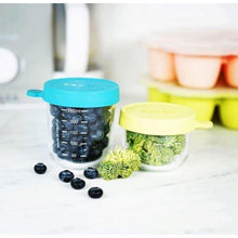 Load image into Gallery viewer, Beaba Glass 150ml Conservation Jar - Light Blue (6)