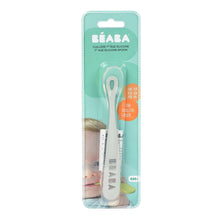 Load image into Gallery viewer, Beaba 1st Age Silicone Spoon - Grey (2)