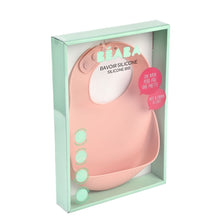 Load image into Gallery viewer, Beaba Silicone Bib - Pink