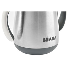 Load image into Gallery viewer, Beaba Stainless Steel Straw Cup 250ml - Mineral Grey