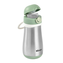 Load image into Gallery viewer, Beaba Stainless Steel Spout Bottle 350ml - Sage Green