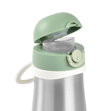 Load image into Gallery viewer, Beaba Stainless Steel Spout Bottle 350ml - Sage Green