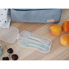 Load image into Gallery viewer, Beaba 2nd Stage Silicone Spoons & Case 2 Pack