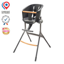 Load image into Gallery viewer, Beaba Up & Down High Chair - Mineral Grey