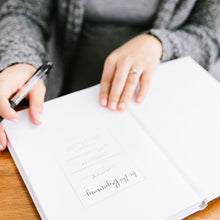 Load image into Gallery viewer, Pearhead Linen Pregnancy Journal