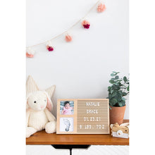 Load image into Gallery viewer, Pearhead Babyprints Letterboard Frame
