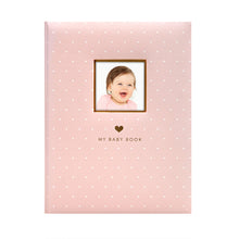 Load image into Gallery viewer, Pearhead Pink Sweet Welcome Babybook