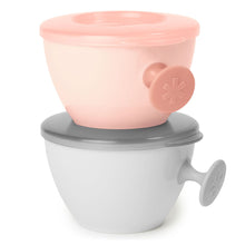 Load image into Gallery viewer, Skip Hop Easy Grab Bowls - Grey/Soft Coral