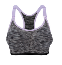 Load image into Gallery viewer, Bravado Designs Body Silk Seamless Rhythm Nursing Bra - Black Spacedye