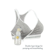 Load image into Gallery viewer, Bravado Designs Original Pumping And Nursing Bra - Sustainable - Dove Heather