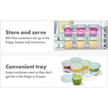 Load image into Gallery viewer, OXO Tot Baby Blocks Freezer Storage Containers 60ml - Opal
