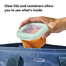 Load image into Gallery viewer, OXO Tot Baby Blocks Freezer Storage Containers 180ml - Opal

