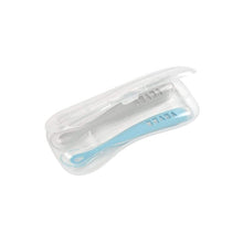 Load image into Gallery viewer, Beaba 1st Stage Silicone Spoon &amp; Case 2 Pack
