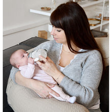 Load image into Gallery viewer, Beaba 2 in 1 Bottle to Sippy Learning Cup 210ml - Mineral Grey
