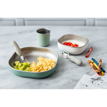 Load image into Gallery viewer, Beaba Stainless Steel Meal Set - Sage Green
