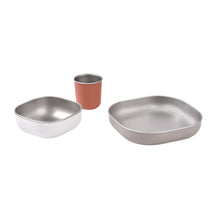 Load image into Gallery viewer, Beaba Stainless Steel Meal Set -  Terracotta
