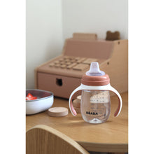 Load image into Gallery viewer, Beaba 2 in 1 Bottle to Sippy Learning Cup 210ml - Terracotta
