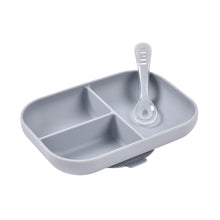 Load image into Gallery viewer, Beaba Silicone Suction Divided Plate &amp; Spoon
