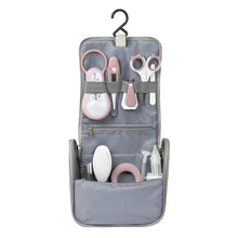 Load image into Gallery viewer, Beaba Baby Grooming Set (9 accessories) + Hanging Toiletry Pouch
