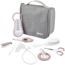 Load image into Gallery viewer, Beaba Baby Grooming Set (9 accessories) + Hanging Toiletry Pouch
