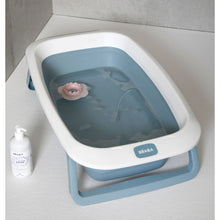 Load image into Gallery viewer, Beaba Eazy Pop Foldable Bath - Baltic Blue
