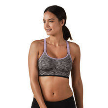 Load image into Gallery viewer, Bravado Designs Body Silk Seamless Rhythm Nursing Bra - Black Spacedye S
